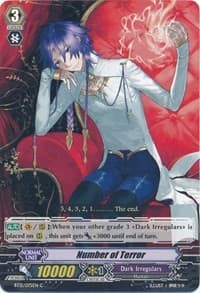 Number of Terror - BT12: Binding Force of the Black Rings - Cardfight Vanguard card