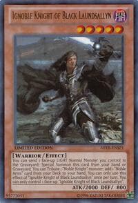 Ignoble Knight of Black Laundsallyn (ABYR-ENSP1) - Abyss Rising - YuGiOh card