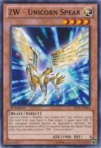 ZW - Unicorn Spear - Star Pack 2014 - YuGiOh card