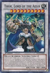 Thor, Lord of the Aesir (Starfoil) - Star Pack 2014 - YuGiOh card