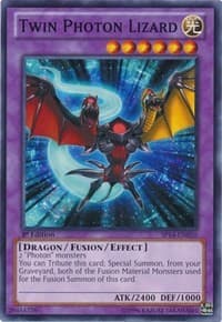 Twin Photon Lizard - Star Pack 2014 - YuGiOh card
