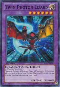 Twin Photon Lizard (Starfoil) - Star Pack 2014 - YuGiOh card