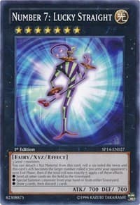 Number 7: Lucky Straight - Star Pack 2014 - YuGiOh card