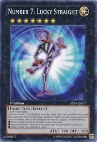 Number 7: Lucky Straight (Starfoil) - Star Pack 2014 - YuGiOh card