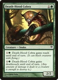 Death-Hood Cobra - Duel Decks: Jace vs. Vraska - Magic: The Gathering card