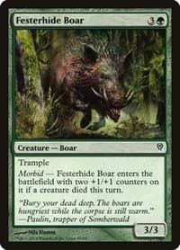 Festerhide Boar - Duel Decks: Jace vs. Vraska - Magic: The Gathering card