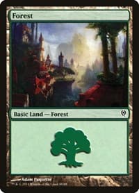 Forest (86) - Duel Decks: Jace vs. Vraska - Magic: The Gathering card