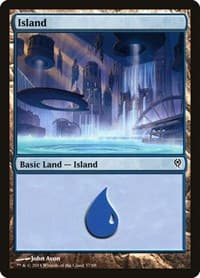 Island (37) - Duel Decks: Jace vs. Vraska - Magic: The Gathering card