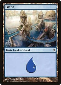 Island (38) - Duel Decks: Jace vs. Vraska - Magic: The Gathering card