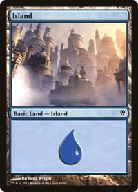 Island (40) - Duel Decks: Jace vs. Vraska - Magic: The Gathering card