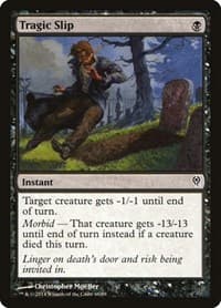Tragic Slip - Duel Decks: Jace vs. Vraska - Magic: The Gathering card
