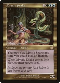 Mystic Snake - Apocalypse - Magic: The Gathering card