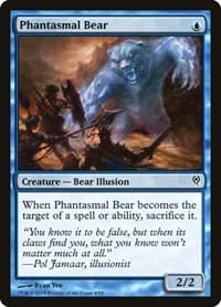 Phantasmal Bear - Duel Decks: Jace vs. Vraska - Magic: The Gathering card