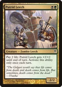Putrid Leech - Duel Decks: Jace vs. Vraska - Magic: The Gathering card