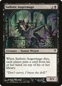 Sadistic Augermage - Duel Decks: Jace vs. Vraska - Magic: The Gathering card