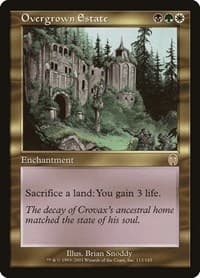 Overgrown Estate - Apocalypse - Magic: The Gathering card