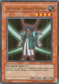 Samurai Sword Baron - Yu-Gi-Oh! Video Game Promotional Cards - YuGiOh card