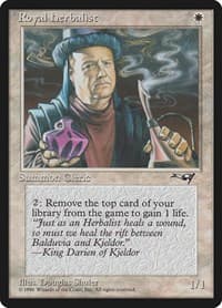 Royal Herbalist (Man) - Alliances - Magic: The Gathering card