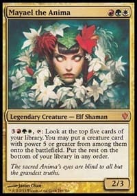Mayael the Anima (Commander 2013) - Oversize Cards - Magic: The Gathering card