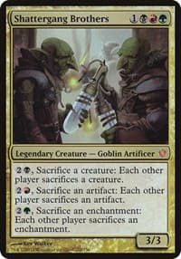 Shattergang Brothers (Commander 2013) - Oversize Cards - Magic: The Gathering card