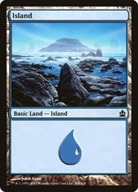 Island (305) - Commander - Magic: The Gathering card