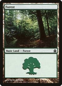Forest (316) - Commander - Magic: The Gathering card