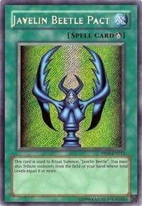 Javelin Beetle Pact (Secret Rare) - Premium Pack 1 - YuGiOh card