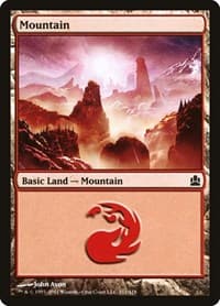 Mountain (311) - Commander - Magic: The Gathering card