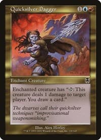 Quicksilver Dagger - Apocalypse - Magic: The Gathering card