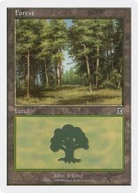 Forest (107) - Battle Royale Box Set - Magic: The Gathering card