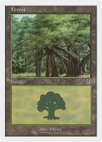 Forest (108) - Battle Royale Box Set - Magic: The Gathering card