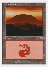 Mountain (115) - Battle Royale Box Set - Magic: The Gathering card