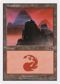 Mountain (122) - Battle Royale Box Set - Magic: The Gathering card