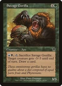 Savage Gorilla - Apocalypse - Magic: The Gathering card