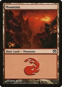 Mountain (158) - Planechase - Magic: The Gathering card