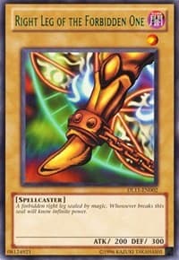 Right Leg of the Forbidden One (Green) - Duelist League Promo - YuGiOh card