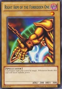 Right Arm of the Forbidden One (Blue) - Duelist League Promo - YuGiOh card