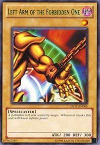 Left Arm of the Forbidden One (Green) - Duelist League Promo - YuGiOh card