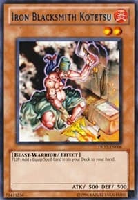 Iron Blacksmith Kotetsu (Blue) - Duelist League Promo - YuGiOh card
