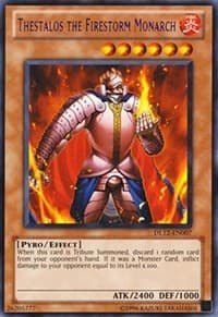 Thestalos the Firestorm Monarch (Purple) - Duelist League Promo - YuGiOh card