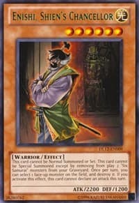 Enishi, Shien's Chancellor (Green) - Duelist League Promo - YuGiOh card
