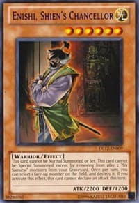 Enishi, Shien's Chancellor (Purple) - Duelist League Promo - YuGiOh card