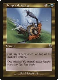 Temporal Spring - Apocalypse - Magic: The Gathering card
