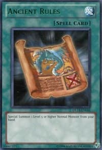 Ancient Rules (Green) - Duelist League Promo - YuGiOh card