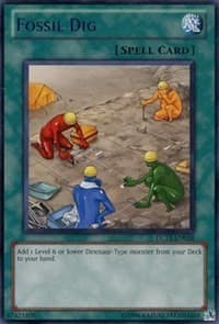 Fossil Dig (Blue) - Duelist League Promo - YuGiOh card