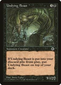 Undying Beast - Portal - Magic: The Gathering card