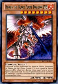 Horus the Black Flame Dragon LV8 (Green) - Duelist League Promo - YuGiOh card