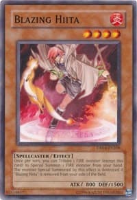 Blazing Hiita - Dark Revelation Volume 4 - YuGiOh card
