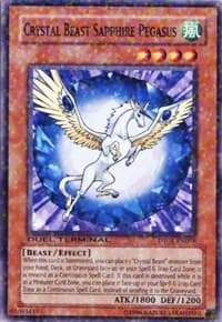 Crystal Beast Sapphire Pegasus - Duel Terminal 1 - YuGiOh card