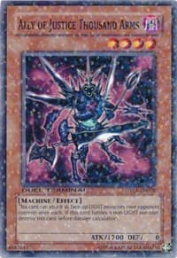 Ally of Justice Thousand Arms - Duel Terminal 1 - YuGiOh card